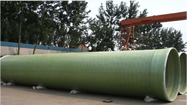 玻璃鋼管道的施工現(xiàn)場